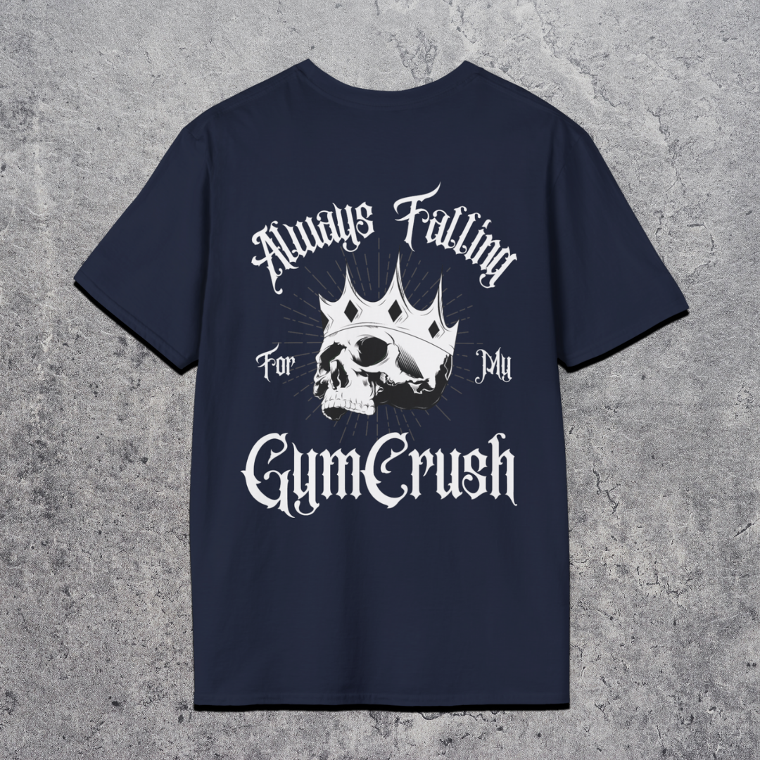Always Falling For My Gym Crush - Premium Gym T-Shirt