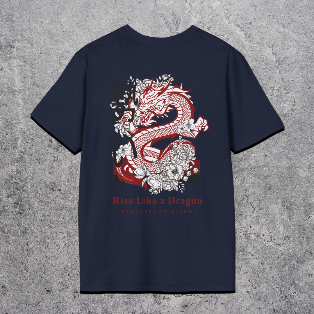Rise Like A Dragon - Premium Gym T-Shirt