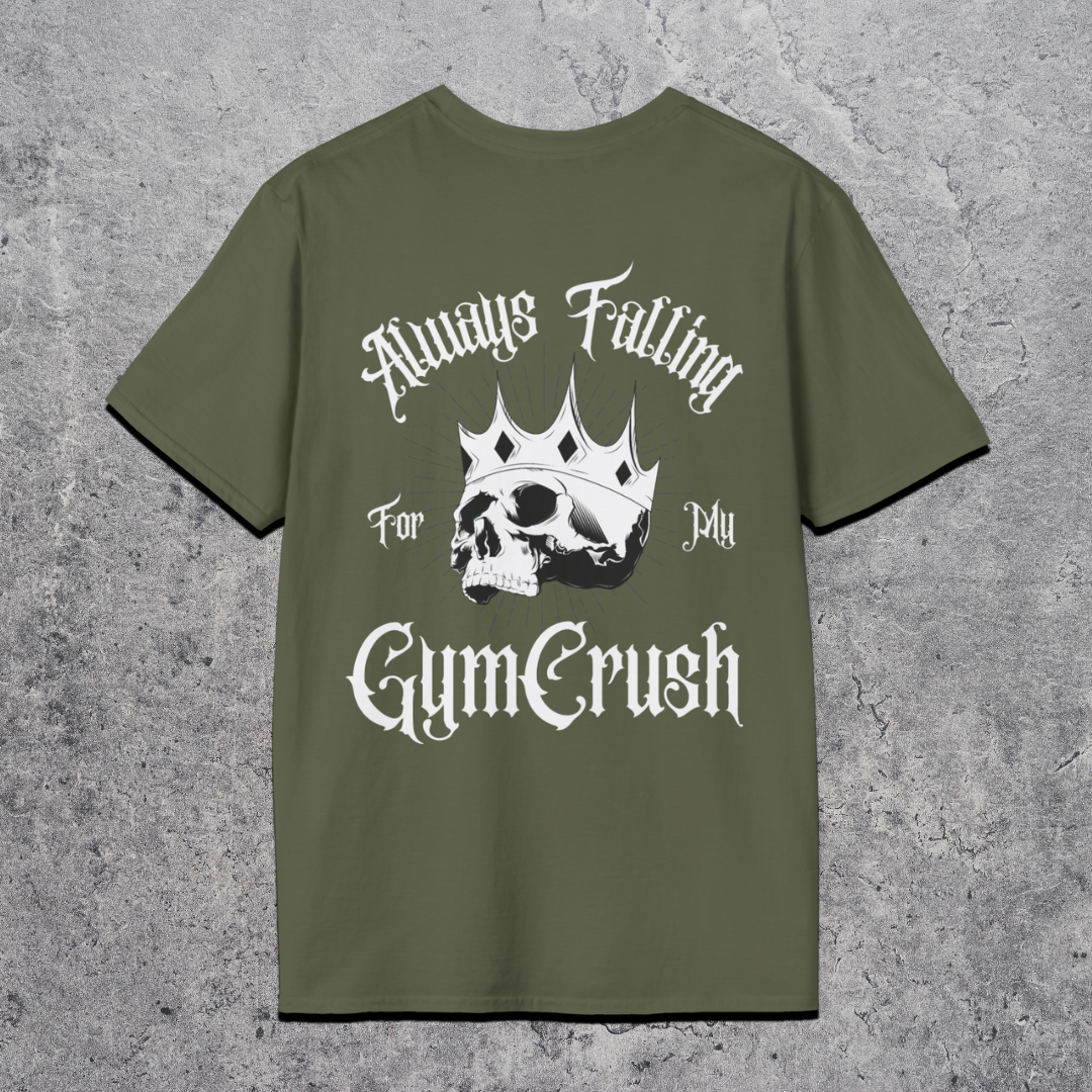 Always Falling For My Gym Crush - Premium Gym T-Shirt