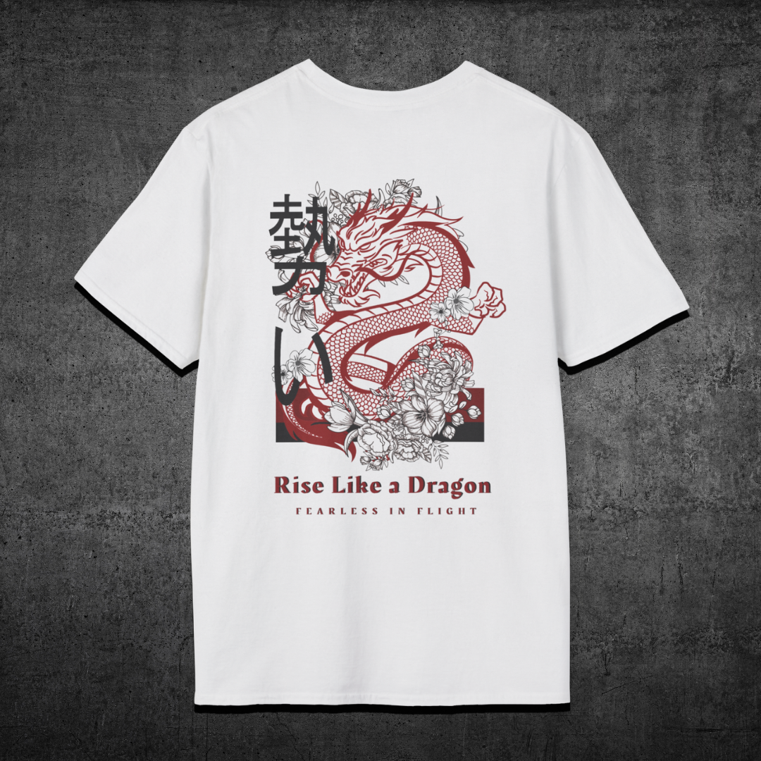 Rise Like A Dragon - Premium Gym T-Shirt